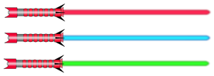 Lightsaber single vector image