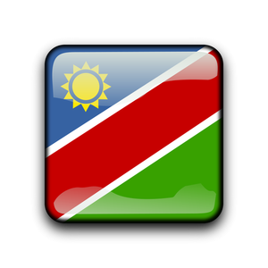 Vettore di bandiera della Namibia
