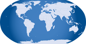 Grafika wektorowa mapa świata