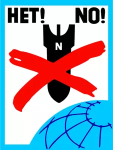 Grafiki wektorowej nie wojny wzór radziecki plakat