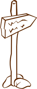 Desenho de papel vetorial joga ícone mapa do jogo para um roadsign