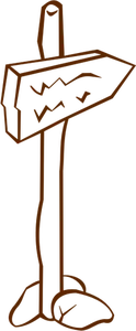 Vector de icono de mapa juego de rol Juego de dibujo para un roadsign