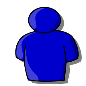 Immagine vettoriale icona di persona