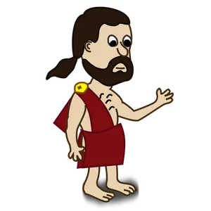 Imagem de vetor de personagem de quadrinhos da toga