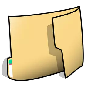Kantor folder vektor ilustrasi
