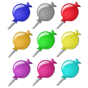 Vektorgrafikk av lollipops
