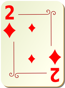 İki elmas vektör grafik
