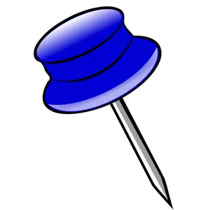 Vector clip art of a pin