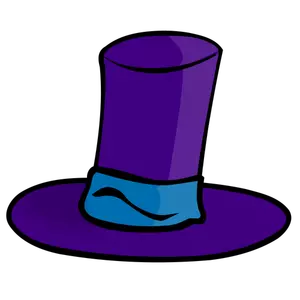 Purple hat vector image