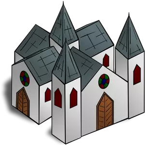 Cathedral vector image