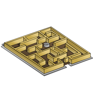 Labyrinth-Vektor-Bild