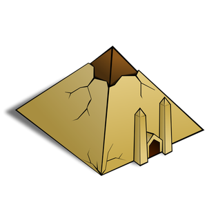 Vector afbeelding van de piramide