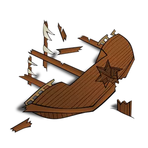 Shipwreck vector image