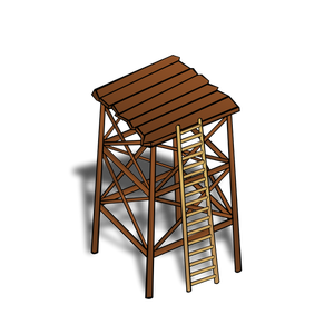 Vakttårnet vektor symbol