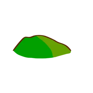 Yeşil tepe harita öğesi vektör küçük resim