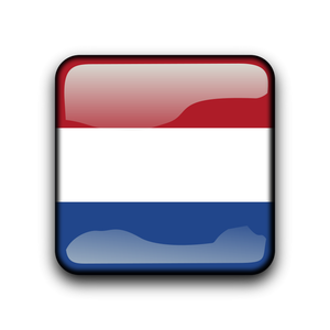 Nederland vector knop markeren