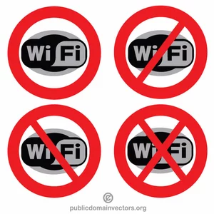 Tidak ada tanda Wi-Fi