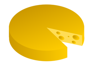 Grafica vettoriale di formaggio