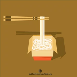 Noodles takeaway food