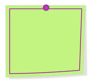 Catatan hijau dan ungu