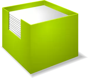 Vektortegning av notebox