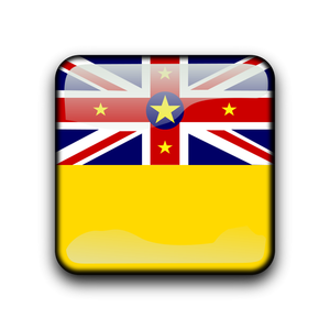 Vector flag of Niue island
