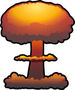 Explosion nucléaire dessin
