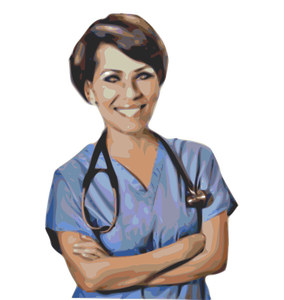 Krankenschwester-Vektorgrafik