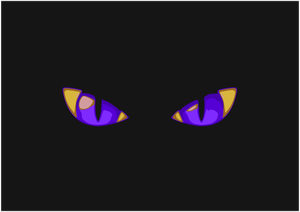 Ojos violetas