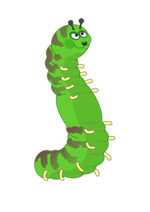 Caterpillar arrampicata