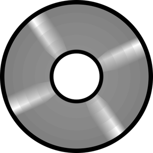 Imagem vetorial de disco óptico