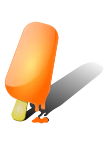 Imagem vetorial de sorvete laranja