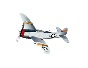 P47 Thunderbolt vektör