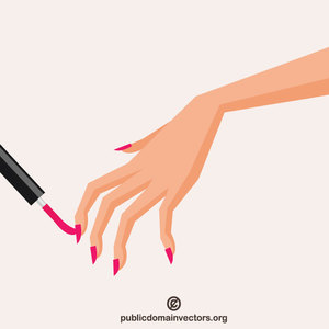 80 free nail tech clip art | Public domain vectors