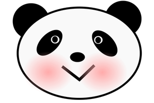 Vektorgrafik von panda