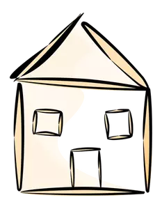 House vector drawing