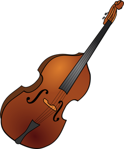 Vektor-Bild von Double-Bass-instrument