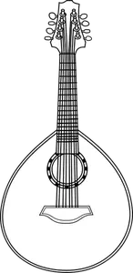 Desen de linie mandolină vectoriale