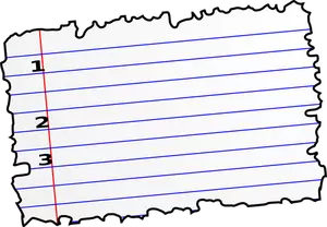 Grafika wektorowa liść papier