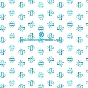 Seamless pattern with blue dots