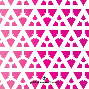 Pola geometris dalam warna merah muda