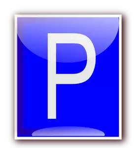 Vector clip art of parking area sign