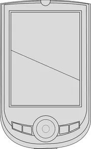 PDA-apparaat vector illustraties