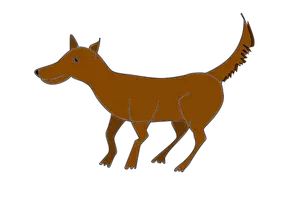 Dog vector clip art