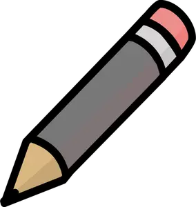 Icône de crayon gris