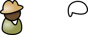 Grafica vectoriala de nuante de maro tip utilizator pictograma