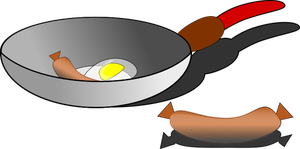 Eiern und Würstchen