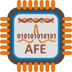 ADSL AFE microprocessor vector image