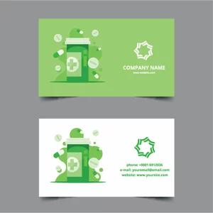 Pharmacy business card template