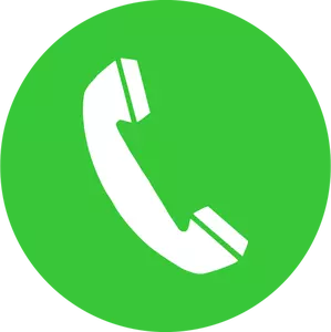 Telefonsamtal ikon vektorbild